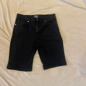 H&M black denim shorts